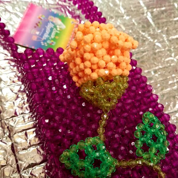 Susan Alexandra Handbags - NWT 2021 Susan Alexandra New York Rose Garden Beaded Bag